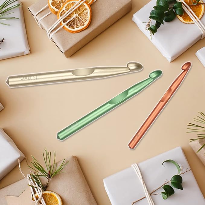 Large Size Crochet Hook 15mm Crochet Hook Long Crochet Needle QLRFFLJOY Metal Crochet Hooks DIY Yarn Weaving Tools for Knitting Blankets, Carpets and Shawl (15.0 mm)
