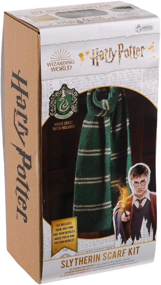 Eaglemoss Hero Collector Hogwarts Slytherin House Scarf | Wizarding World Knitting Kits | Model Replica