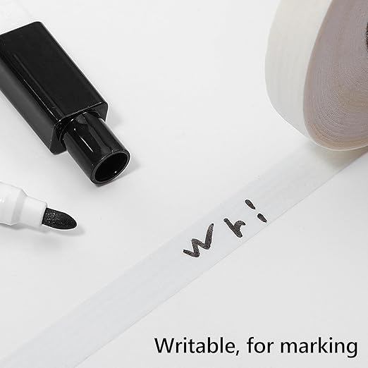 Sibba 2Pcs White Art Tape for Watercolor Paper, Masking Drafting Tape for Painting, Canvas Framing Artist Tapes for Fixing Paper, Medium Tack Removable Acid-Free