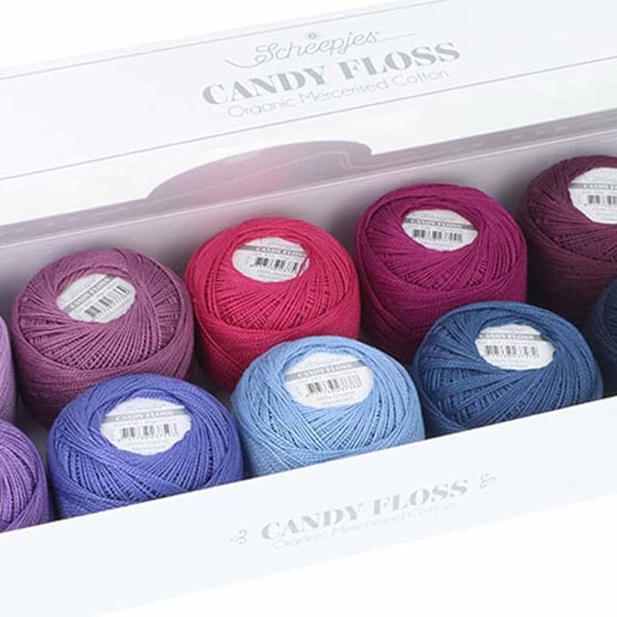Scheepjes Candy Floss Color Pack 10 x 20 g Mini Skeins Smoothie