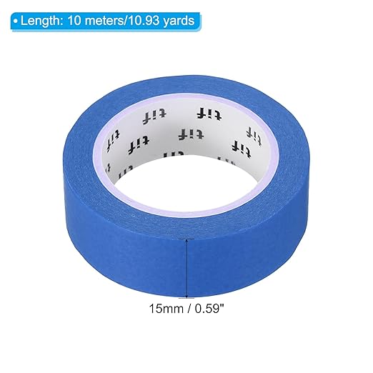 PATIKIL Holographic Washi Tape 0.59 Inch x 10.93 Yards, 1 Roll Self Adhesive Masking Sticker for DIY Art Craft Wrapping Decoration, Blue
