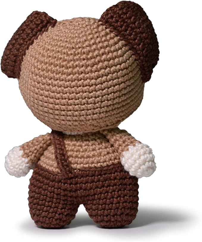 Circulo Amigurumi Crochet Kit - Too Cute - All Included, Easy Instructions - Crochet Kit for Intermediate - Crochet Set - Character Crochet Kit, Premium Amigurumi Yarn for Crocheting - Dog