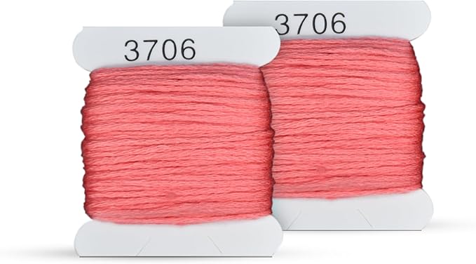 Embroidery Floss Kit and Refills - Cotton Threads - DMC Color Coding for Cross Stitch, String Crafts, Friendship Bracelets