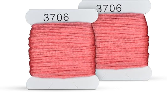 Embroidery Floss Kit and Refills - Cotton Threads - DMC Color Coding for Cross Stitch, String Crafts, Friendship Bracelets