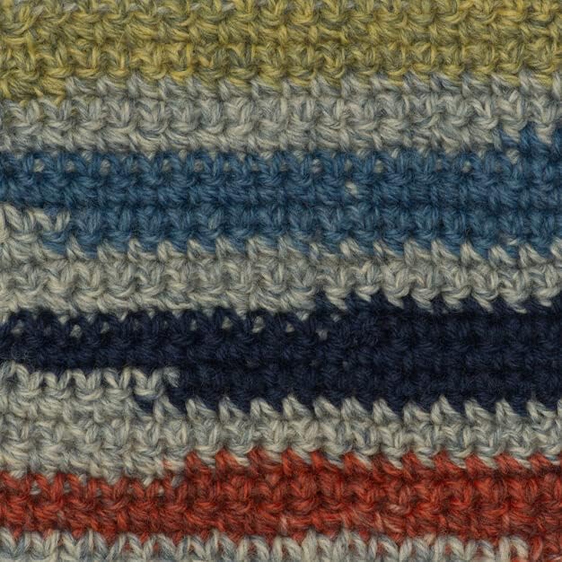 Patons Kroy Socks Yarn 2-Pack Bundle with Bella's Crafts Stitch Markers (Blue Striped Ragg)