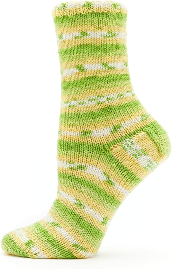 Premier Yarns Fruits, Acrylic Sock Yarn, 2-Pack Bundled with Bella's Crafts Stitch Markers (Lime)
