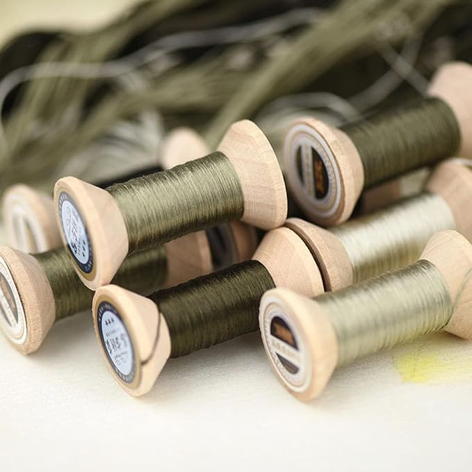 Natural 100% Mulberry Handmade Embroidery Silk Thread Silk Floss (67)