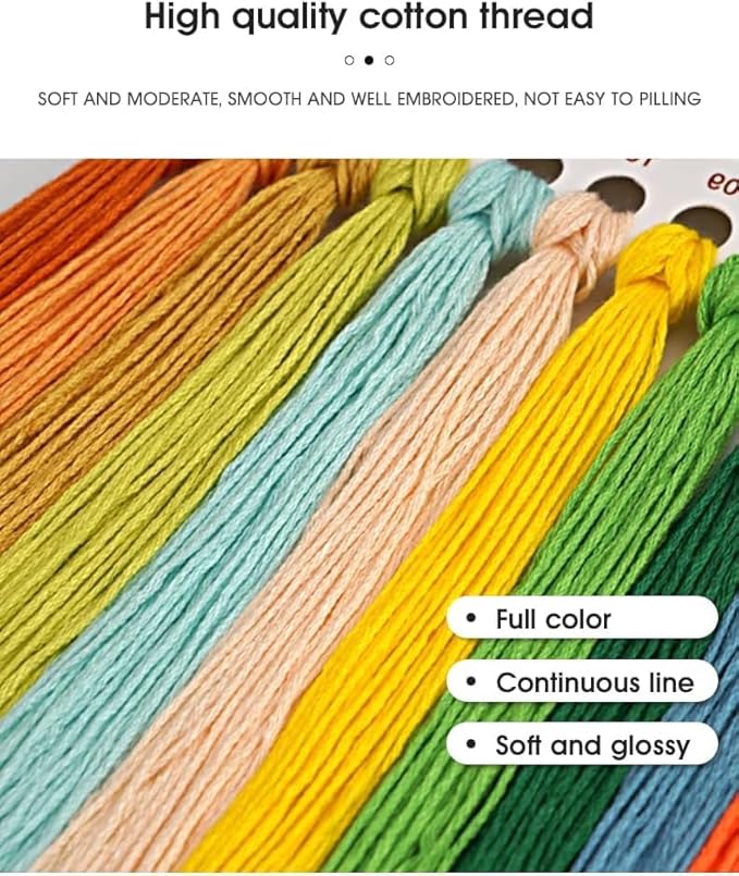 fox cross stitch kits for adults beginner,flower counted cross stitch kits printed stitching cute patterns dimensions needlepoint art crafts embroidery kits for adults beginners (15.7x11.8 inch)