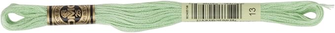 DMC DMC25B #25 Thread Embroidery Thread 12 Bundles #13 Green
