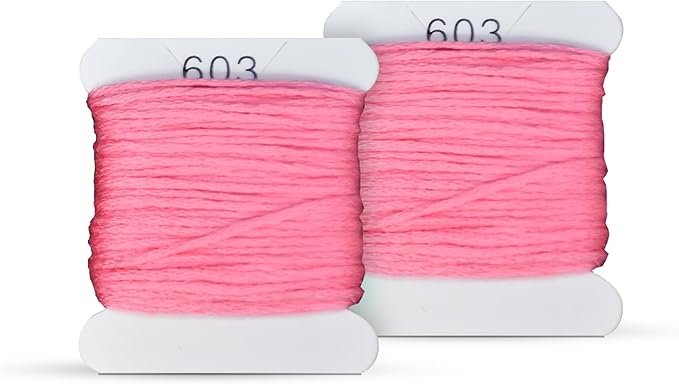 Embroidery Floss Kit and Refills - Cotton Threads - DMC Color Coding for Cross Stitch, String Crafts, Friendship Bracelets
