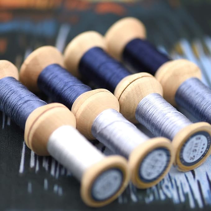 Natural 100% Mulberry Handmade Embroidery Silk Thread Silk Floss (69)