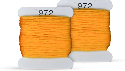 Embroidery Floss Kit and Refills - Cotton Threads - DMC Color Coding for Cross Stitch, String Crafts, Friendship Bracelets