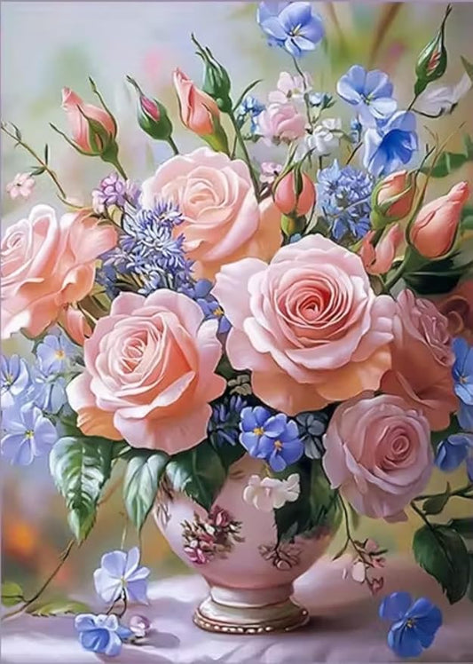 flowers stamped cross stitch kits cross stitch patterns,dimensions cross stitch kits embroidery kit arts and crafts for beginners 11.8x15.7 inch