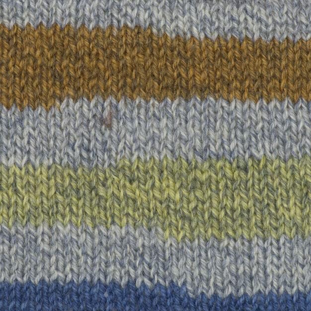 Patons Kroy Socks Yarn 2-Pack Bundle with Bella's Crafts Stitch Markers (Blue Striped Ragg)