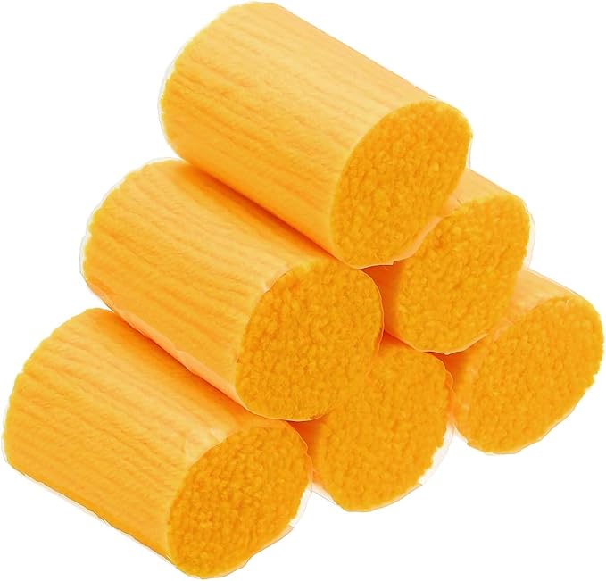PATIKIL 6 Rolls Latch Hook Yarn, Latch Hook Kit Yarn Precut Hook Rugs Making Crochet Bundles for Latch Hook Rug Adults Beginners Tapestry DIY Craft, Yellow