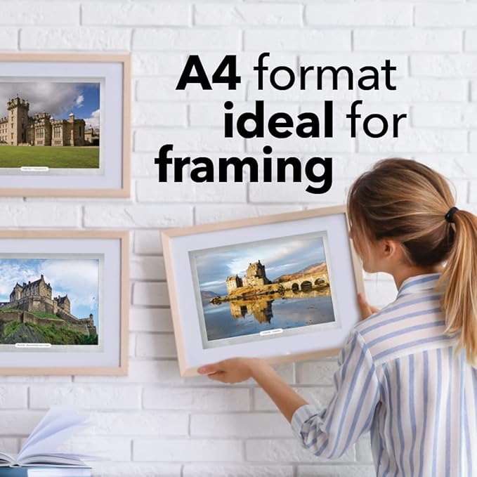 Castle Arts Castles Colouring Book | 36 Stunning Castles Curated by in-House Artists to Focus The Mind | with Colour Reference Guide | No Show-Through Artist Grade Paper | Frameable Landscape A4 Size