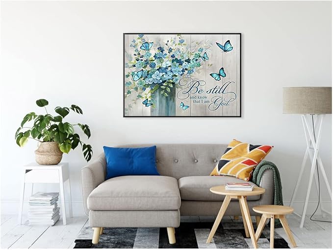 BOHADIY Diamond Painting Kits for Adults and Kids, Blutterfly Flower God Diamond Art Craft Paint with Full Round Drill for Wall Decor 16 × 12 Inch