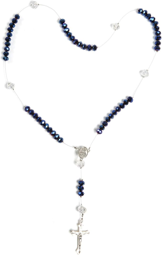 Linpeng Fiona Metallic Crystal Beads Rosary DIY Kit