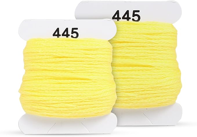 Embroidery Floss Kit and Refills - Cotton Threads - DMC Color Coding for Cross Stitch, String Crafts, Friendship Bracelets