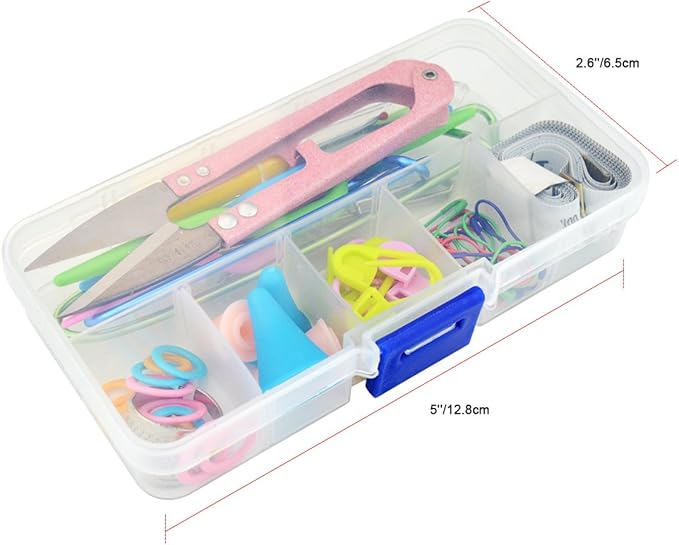 Dxhycc New Basic Knitting Tools Accessories Supplies with Case Knit Kit Lots
