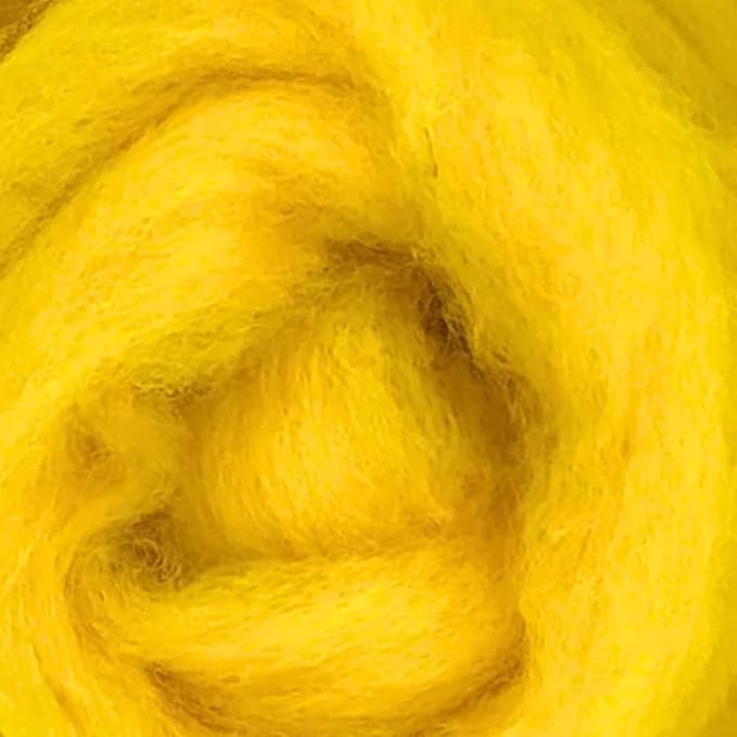 Corriedale Carded Sliver Wool Roving Variety Bundle | Best Core Wool for Needle Felting, Spinning, Wet Felting, Weaving, Dryer Balls, Yarn Roving - Ethically Sourced (Retro Pop)