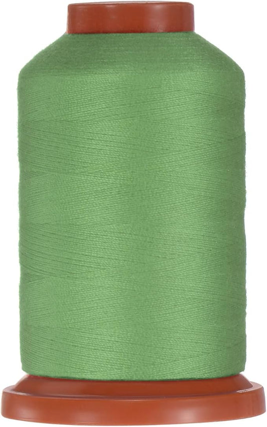 uxcell 40D/2 Sewing Thread 1100 Yards Polyester Household Sewing String Hand Stitching Polyester Cord for Clothing Stitching Shoe Bag Repairing DIY Craft Grass Green