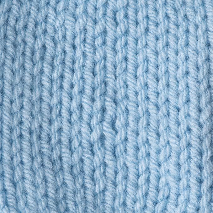 Caron One Pound Sky Blue Yarn - 2 Pack of 454g/16oz - Acrylic - 4 Medium (Worsted) - 812 Yards - Knitting/Crochet