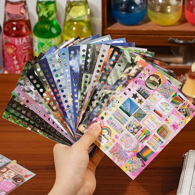 Alideco 30pcs Scrapbook Stickers Vintage Cakes Cuisine Desserts Sticker Book for Adults Sticker journaling Stickers for Scrapbooking (wodexiaxiang)