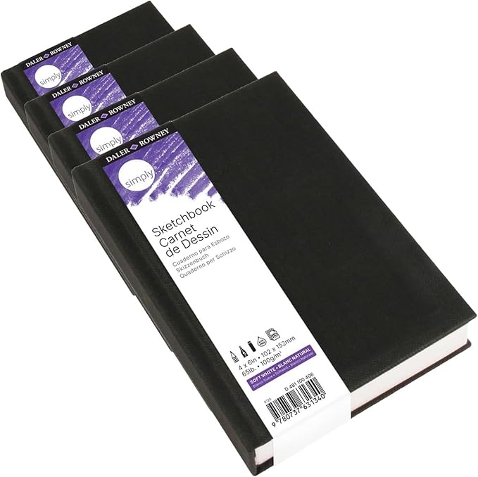 Daler-Rowney 0 Count, 4-x-6-Inch, Soft White (Pack of 4)