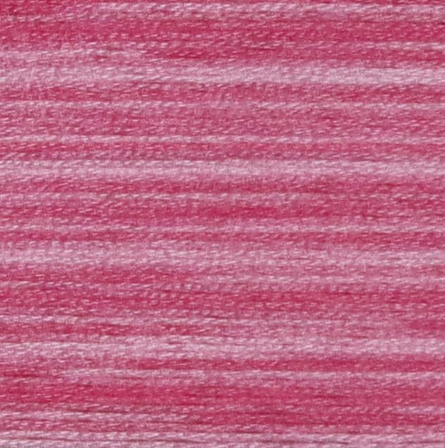 KCS Big skeins of 25 Meters Size 25 Color Variegated Cross Stitch Stranded Threads,6 skeins,4180