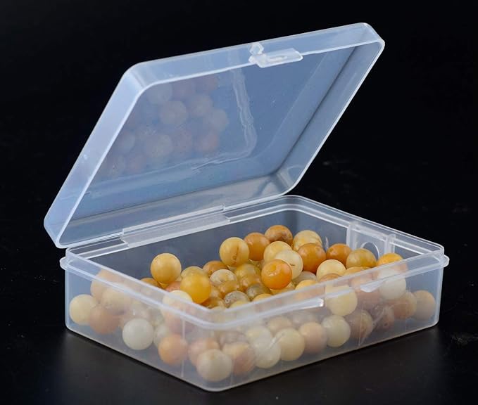 Natural Stone Beads 100pcs 8mm Yellow Aventurine Round Genuine Real Stone Beading Loose Gemstone Hole Size 1mm DIY Smooth Beads for Bracelet Necklace Earrings Jewelry Making (Yellow Aventurine, 8mm)