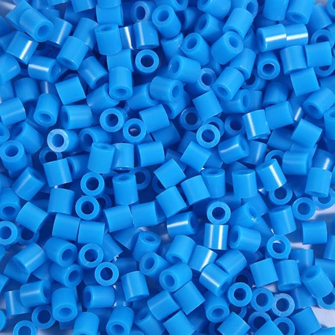 2000pcs 5MM Blue Fuse Beads Iron Beads for Crafts,Melting Bead Handmade Decor DIY Make (Color 4)