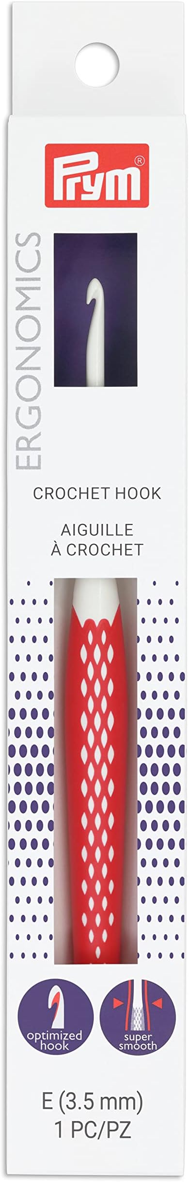 Prym Crochet Hook E, Size E3/3.5mm