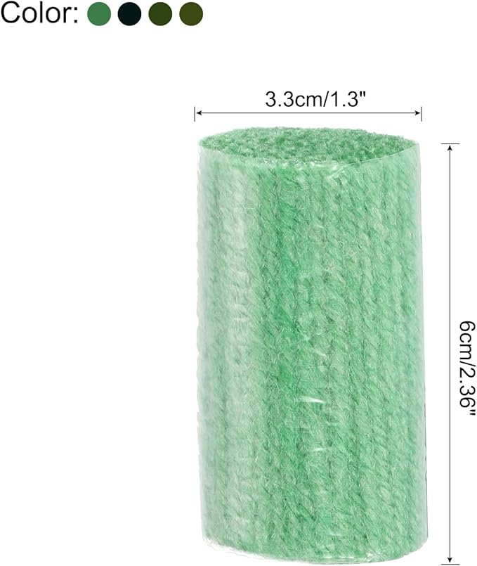 PATIKIL 10 Rolls Latch Hook Yarn, Latch Hook Kit Yarn Precut Hook Rugs Yarn Crochet Colorful for Latch Hook Rug Adults Beginners, Green Tone