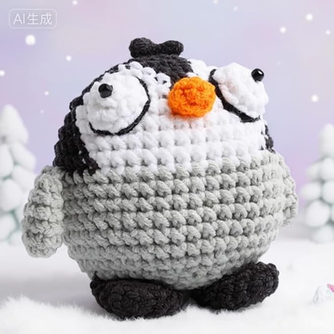 Kovarela Crochet Kit for Beginners Adults – Easy All-in-One Starter Pack with Fun Video Tutorials, Extra Yarn & Tools – DIY Amigurumi Craft Gift (Craft & Chill Edition)