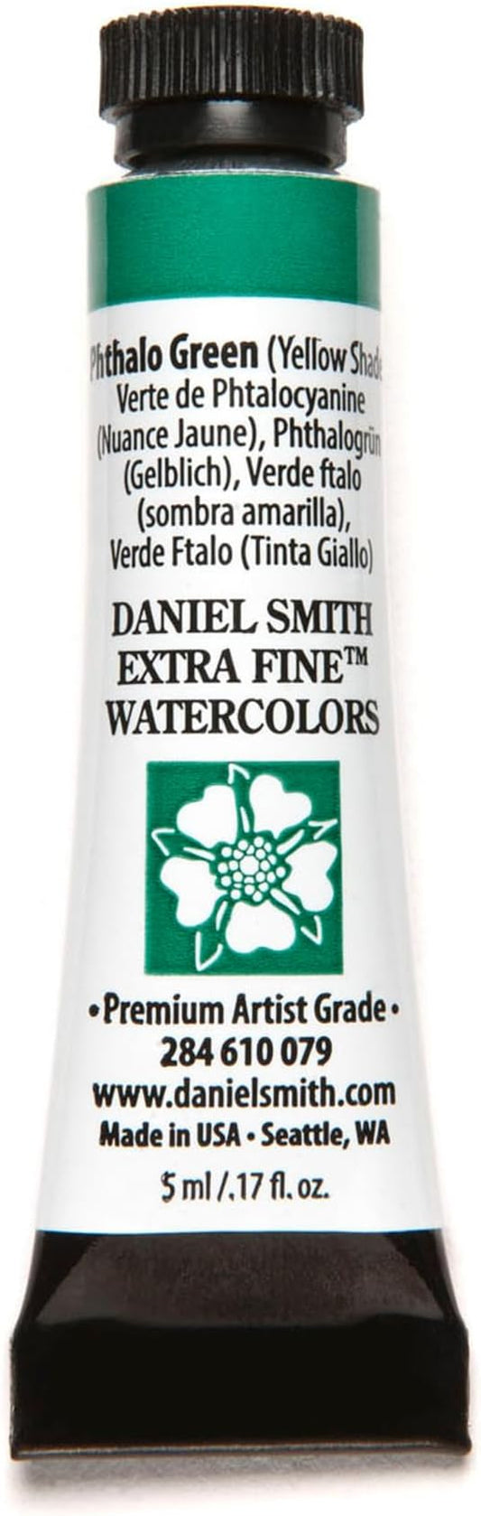 Daniel Smith Extra Fine Watercolor Paint, 5ml Tube, Phthalo Green(YS), 284610079