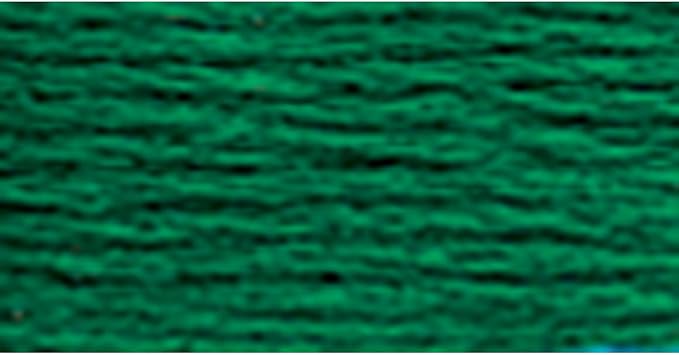 DMC 117-3818 Mouline Stranded Cotton Six Strand Embroidery Floss Thread, Dark Emerald Green, 8.7-Yard