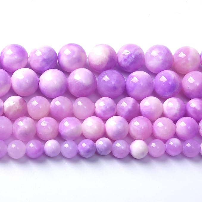 60pcs 6mm Natural Pink Starry Galaxy Persian Jade Gemstone Beads Round Loose Spacer Beads for Jewelry Making DIY Bracelets Necklaces 15" (Pink Starry Persian Jade, 6mm)