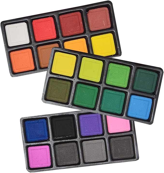 Sunnyglade 145 Piece Deluxe Art Set, Wooden Art Box & Drawing Kit with Crayons, Oil Pastels, Colored Pencils, Watercolor Cakes, Sketch Pencils, Paint Brush, Sharpener, Eraser, Color Chart (Green)