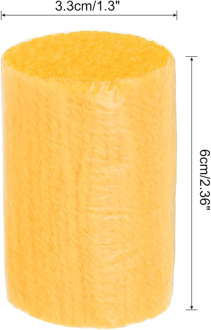 PATIKIL 10 Rolls Latch Hook Yarn, Latch Hook Kit Yarn Precut Rugs Making Crochet Bundles for Rug Adults Beginners Tapestry DIY Craft, Dark Yellow