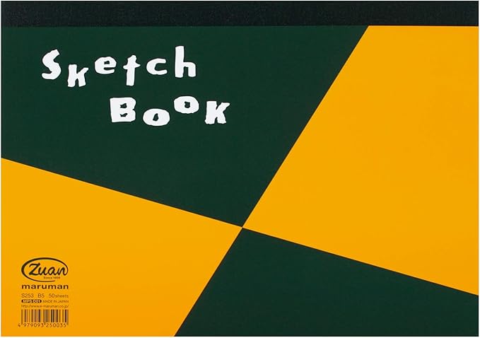Maruman S253X60 Sketchbook, B5 Drawing Series, Tenori Binding, Drawing Paper, Medium Mouth, 50 Sheets, 60 Pieces