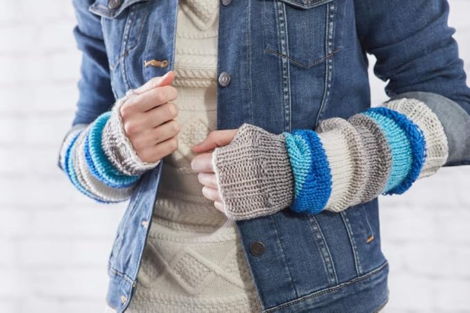 RED Heart Super Saver Yarn, Stripe - Calm