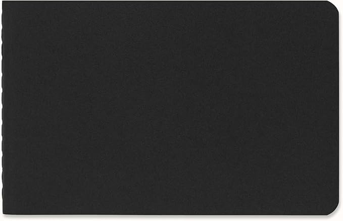 Moleskine Art Sketch Album, Hard Cover, Pocket (3.5" x 5.5") Plain/Blank, Black, 72 Pages