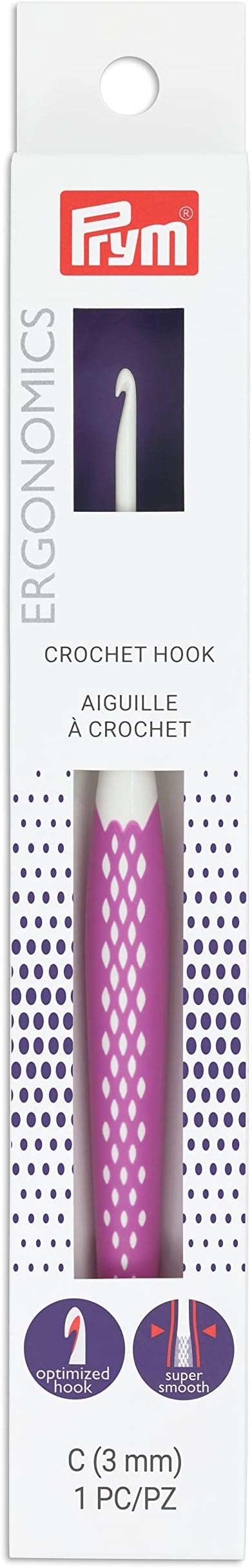Prym Ergonomics Crochet Hook, US C (3mm)