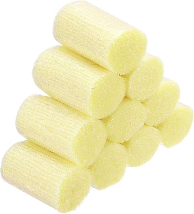PATIKIL 10 Rolls Latch Hook Yarn Kit - Precut Rugs Yarn for Making Crochet Bundles, Tapestry DIY Craft - Adults Beginners Rug Hook - Yellow