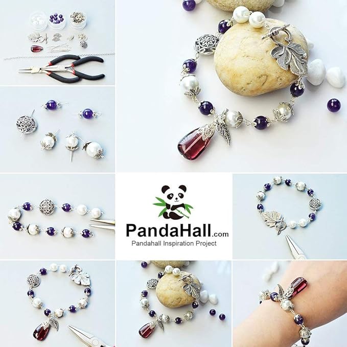 PH PandaHall 60 Sets Toggle Clasp, 15 Styles T-bar Closure Clasps IQ Toggle Clasps Flower Heart Clasps Fastener Hook Toggle Connectors TBar End Clasps for Necklace Bracelet Jewelry Making