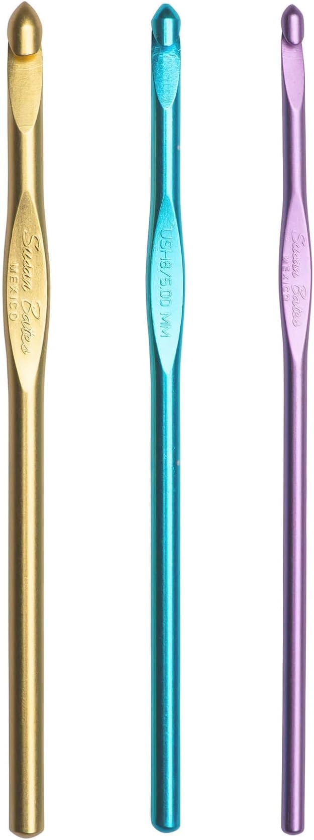 Susan Bates Silvalume Crochet Hook Set G,H,J