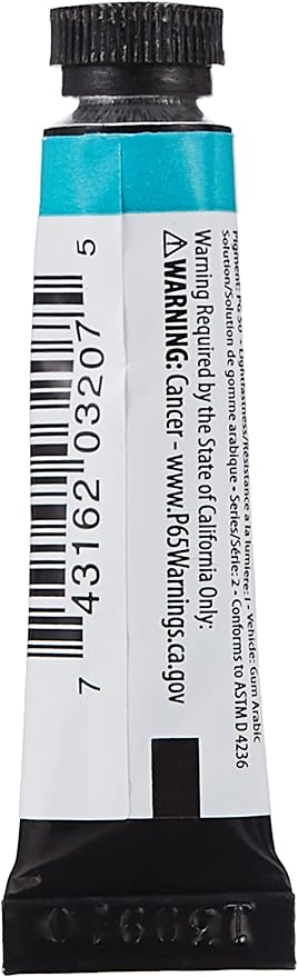 Daniel Smith Extra Fine Watercolor Paint, 5ml Tube, Cobalt Teal Blue, 284610028, 0.17 Fl Oz (Pack of 1)