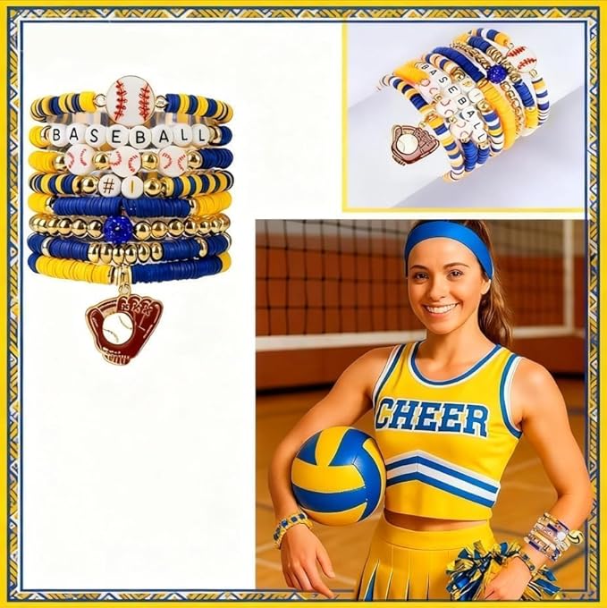 3500pcs Sports Color Clay Beads for Bracelets Making 6mm Heishi Beads Polymer Flat Round Disc Clay for Jewelry Making Sport Bead Crafts.