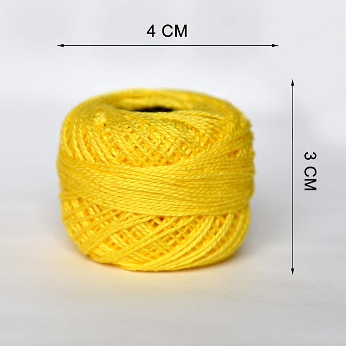 colored bird Crochet Thread 10 Balls Cardinal Size 8 for Crochet Hardanger Cross Stitch Needlepoint Hand Embroidery (Orange Series)